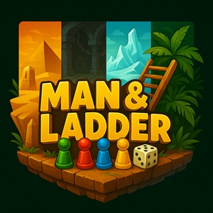 online multiplayer man & ladder game